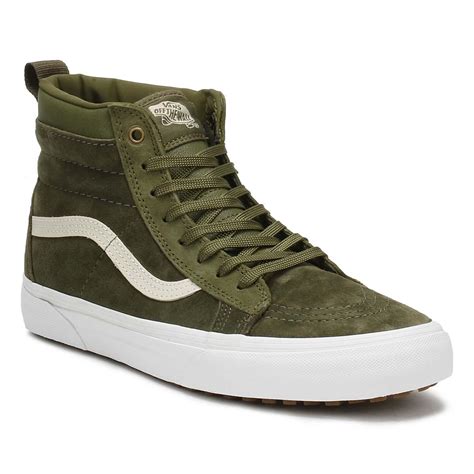 Army Green Vans High Tops Army Military