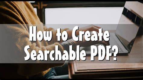 How To Create Searchable Pdf Youtube