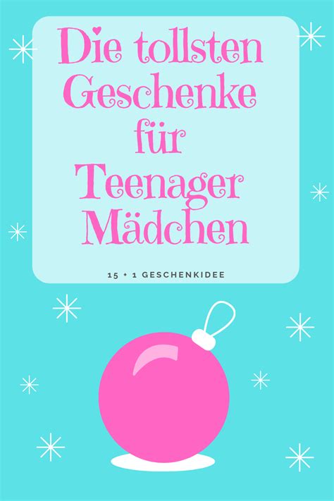 Aber was wünschen sich teenager eigentlich? 15 Geschenkideen für Teenie-Mädchen | Geschenke für ...