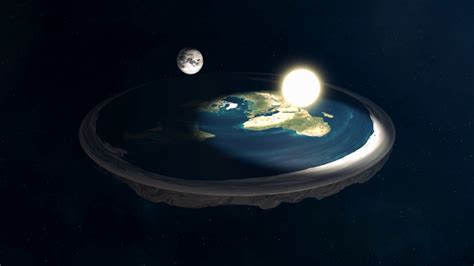 Flat Earth Conspiracy Sun Moon Model Stock Motion Graphics Sbv