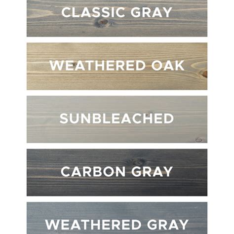 5 Grey Wood Stain Options Angela Marie Made