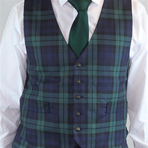 Tartan Waistcoat Black Watch Anderson Kilts