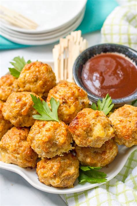 Incredible one pan ginger chicken meatballs with a thai inspired peanut sauce. Cheesy chicken meatballs - Family Food on the Table