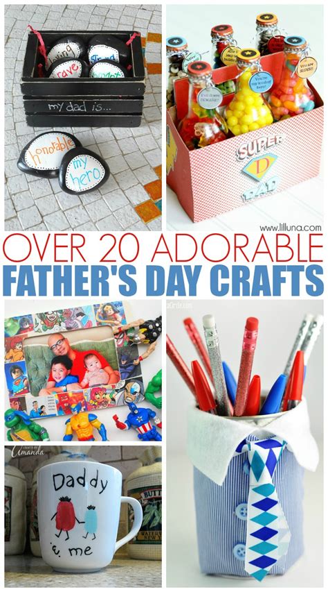 12 awesome and easy father's day crafts for preschoolers. 20+ Easy Father's Day Crafts for Kids - The Mom Creative