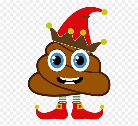 Free Christmas Icons Png Svg Ai Poop Emoji Elf Transparent Png