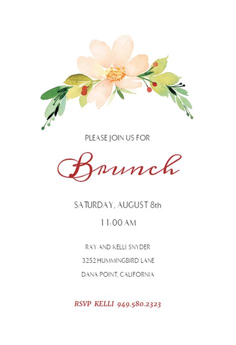 Lunch Party Invitation Template Akuapprovesing
