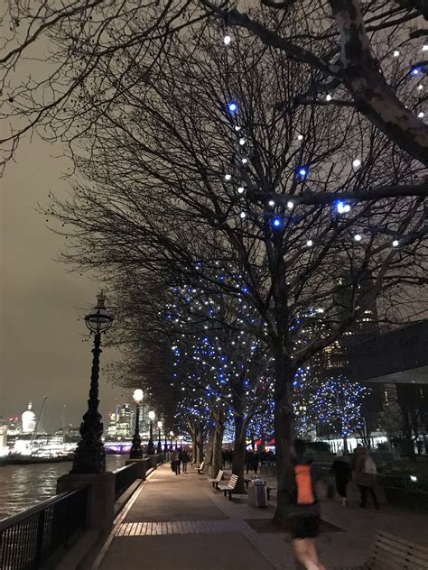 London At Christmas Lights Favorite Places South Bank