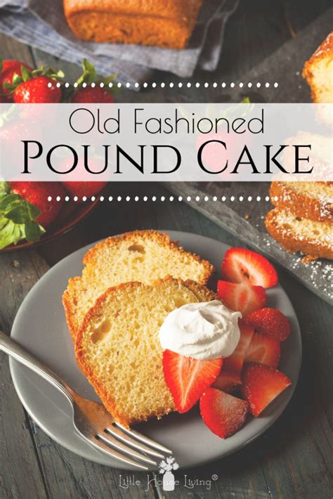 You can usually look at any cake recipe and substitute the sugary ingredients with something like an artificial diabetic pounds cake recipes differ from regular pound cake in the amount of sugar used in the recipe. Old Fashioned Pound Cake Recipe - Little House Living