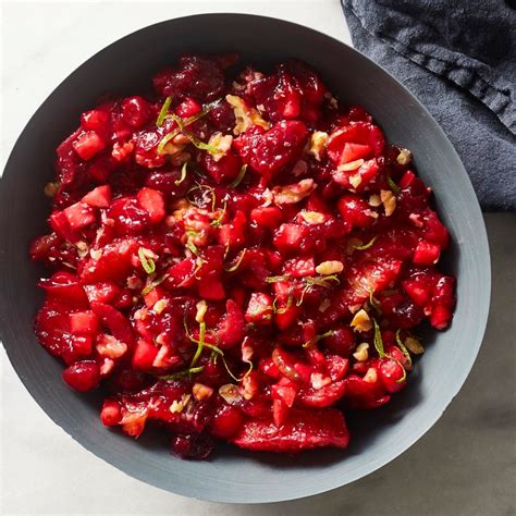 For baking recipes, cranberries can be added in raw, either whole or chopped depending on the recipe. Cranberry Salad Recipe - EatingWell