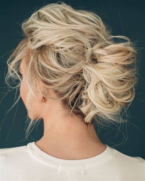 10 pretty messy updos for long hair updo hairstyles 2020