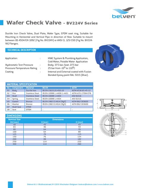 Bv224v Pdf Valve Pipe Fluid Conveyance