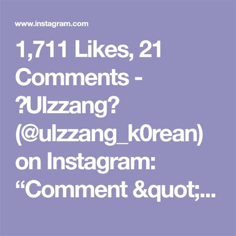 1711 Likes 21 Comments 🍑ulzzang🍑 Ulzzangk0rean On Instagram