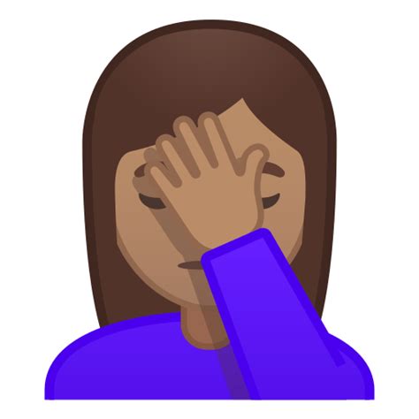 🤦🏽 Person Facepalming Emoji With Medium Skin Tone Meaning