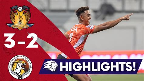 Cheetahs Win With Late Goal 2023 Singapore Cup Hougang United Vs