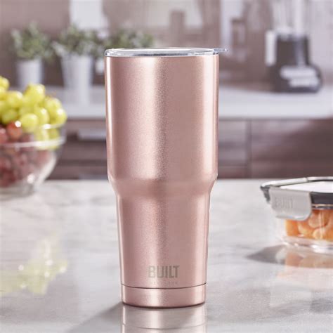 Built NY 30 Oz Rose Gold Stainless Steel Vacuum Insulated Tumbler