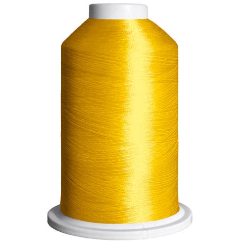 Polyester Embroidery Thread Golden Yellow 5000m Cone