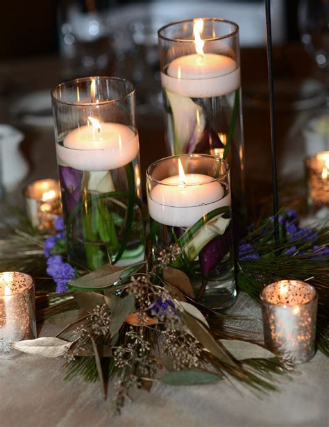 Romantic Floating Candle Centerpieces
