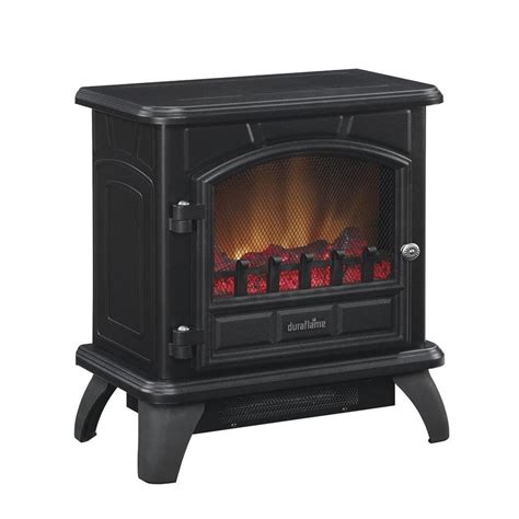 When making a selection below to narrow your results down, each selection made will reload the page to display the desired results. Shop Duraflame 17-in W 4,600-BTU Black Metal Flat Wall Fan ...