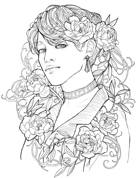 The most common jimin coloring page material is aluminum. Park Jimin Lineart page by LadyEru