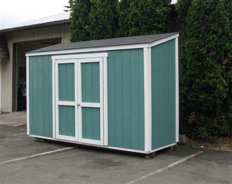 Single Slope Roof Backyard Storage Sheds Cheap Outdoor Storage Shed