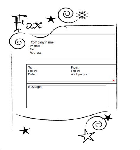 Free 7 Sample Cute Fax Cover Sheet Templates In Pdf Ms Word Fax Cover