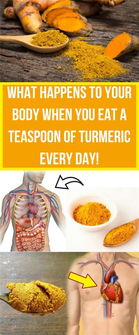What Happens To Your Body When You Eat A Teaspoon Of Turmeric Every Day