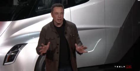 Tesla Elon Musk Unveil Electric Semi Truck Transport Topics