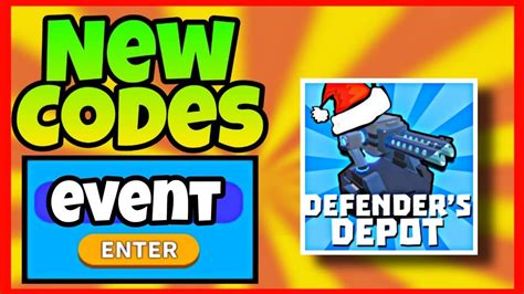 🎄 Event Defenders Depot Codes Event Update All Working Codes