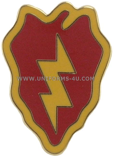 Us Army 25th Infantry Division Combat Service Id Badge Csib