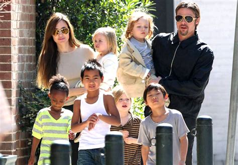 Brad pitt and angelina jolie are parents to six children: Angelina Jolie's six children speak seven languages! | Fun ...