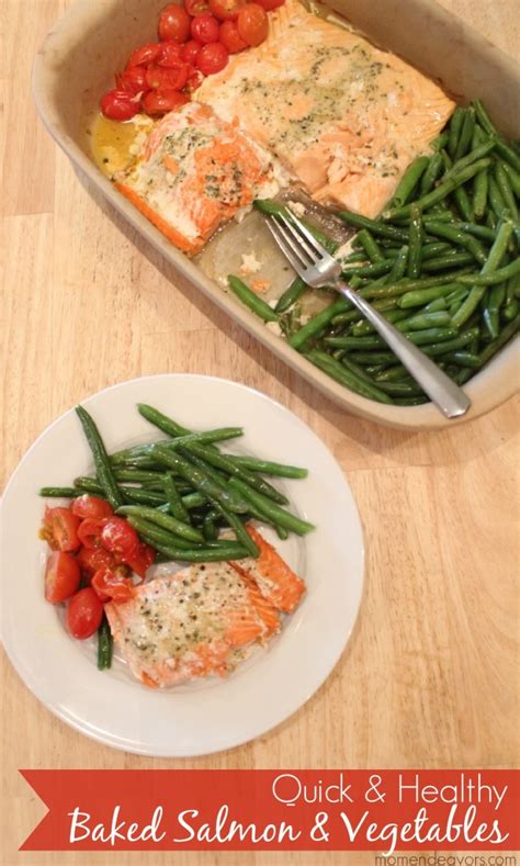 Quick & Healthy Recipe: One Pan Baked Salmon & Vegetables