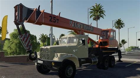 Kraz 258 Truck Crane Ulyanovsk V 10 Fs 19 Trucks Farming