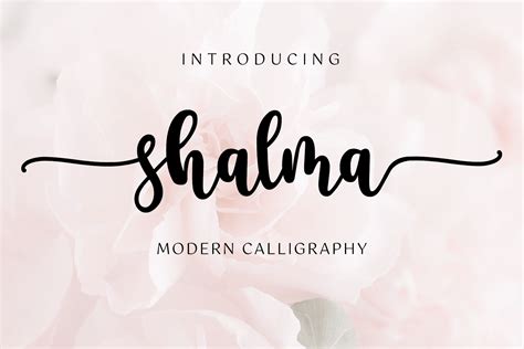 Shalma Modern Calligraphy Font Dafont Free