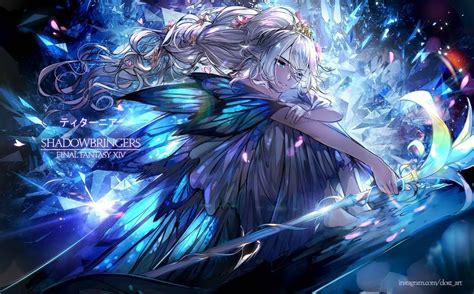 Final Fantasy Xiv Shadowbringers Titania Anime Artwork Wallpaper
