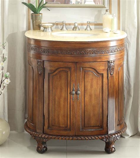 Style And Functionality With Bathroom Vanity Cabinets Antique Style