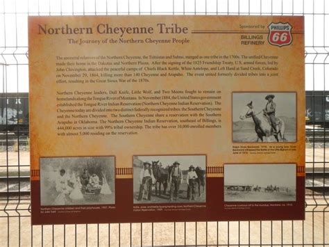 Northern Cheyenne Tribe Historical Marker