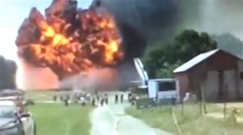 Updated Must See Video Explosion During Southern Md Barn Fire