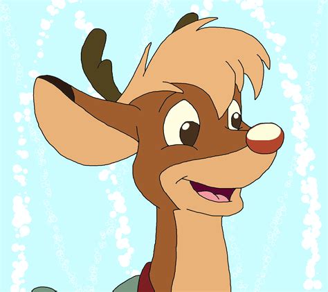 Rudolph The Red Nosed Reindeer Original Colors By The Acorn Bunch On Deviantart