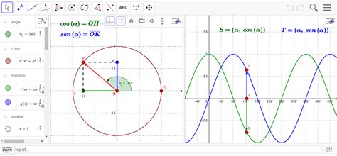 Costruzione Del Grafico Di Seno E Coseno Geogebra My Xxx Hot Girl