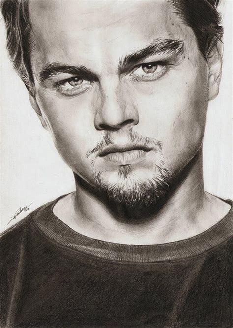 Leonardo Dicaprio By Ambr0 On Deviantart Portrait Celebrity Drawings