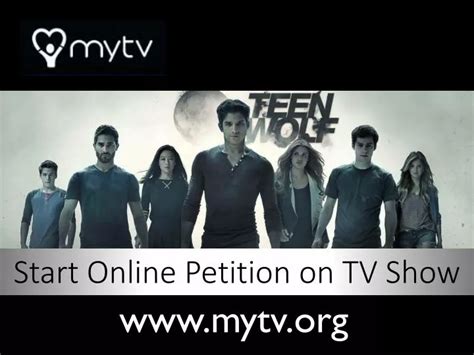 Ppt Mytv Revive And Renew Tv Show Petition Powerpoint Presentation