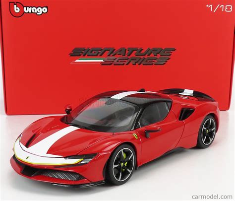 在庫最新品 Burago 1 18 Ferrari SF90 Stradale Spider レッド フェラーリ SF90 スパイダー