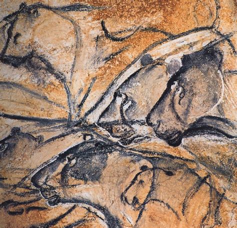 32000 Year Old Cave Paintings Chauvet Pont Darc Cave France