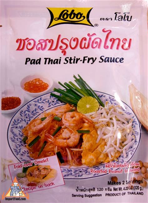 Thai kitchen® gluten free pad thai sauce pad thai is the classic thai noodle dish with sweet, tangy and complex flavors which make it a favorite throughout thailand. Lobo brand Pad Thai Sauce & Peanuts, available online from ...