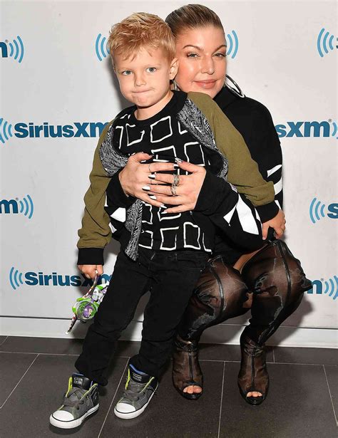 Fergie Takes Son Axl To Set For Bring Your Cool Kid To Work Day