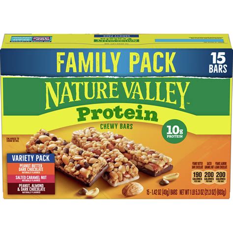 Nature Valley Chewy Protein Granola Bar 213 Oz