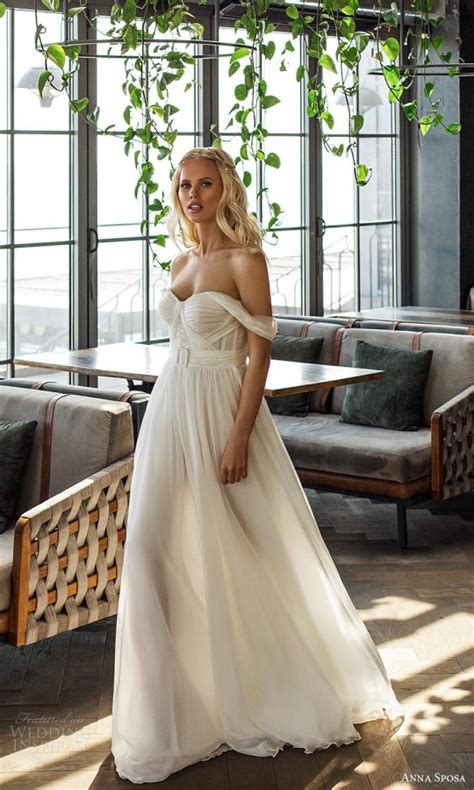 Anna Sposa 2021 Boho Bohemian Wedding Dresses Wedding Inspirasi