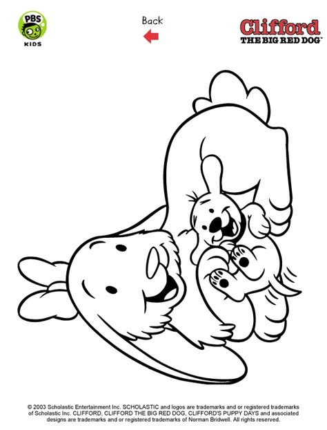 A birthday card in english. Clifford . Printables . Puppy Coloring Pages | PBS Kids ...