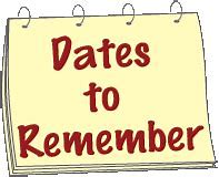 Image result for dates to remember images