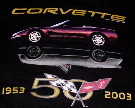 50th Anniversary Corvette 2003 Corvette Chevrolet Corvette Car Prints